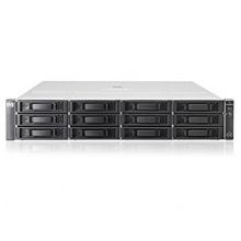 Система Хранения Данных HP EVA 4400 AG638B  StorageWorks Enterprise Virtual Array Enclosure M6412A FC Dual Bus 12xFC40 Fiber Channel 2xPS 2U на 12 дисков, 12 HD.